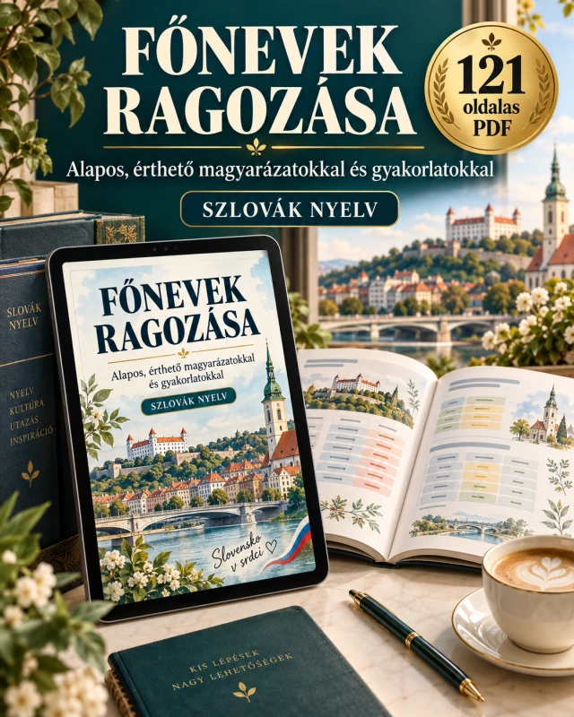 SZLOVÁK FŐNEVEK RAGOZÁSA - PDF